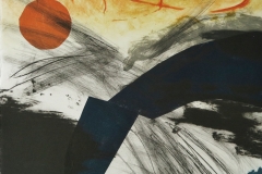 Red Yellow Blue II, Drypoint, carborundum and chine colle, monotype